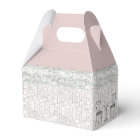 French Bakery Cafe Patisserie Pink Favour Box