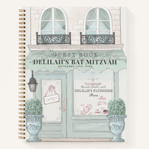 French Bakery Patisserie Gr Bat Mitzvah Guest Book