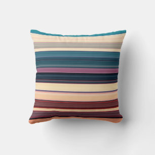 French bayadere stripes cushion