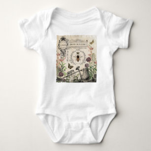 FRENCH BEE GARDEN BABY BODYSUIT