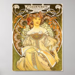 French Beer Maid Poster<br><div class="desc">A beer maid is French.</div>