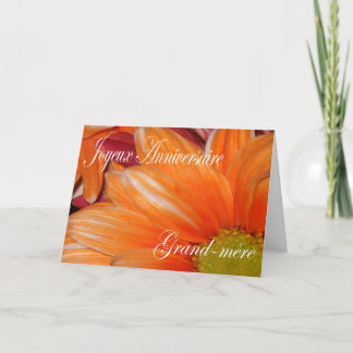 French Birthday Card For Grandmother