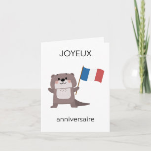 French Birthday Card – Joyeux anniversaire