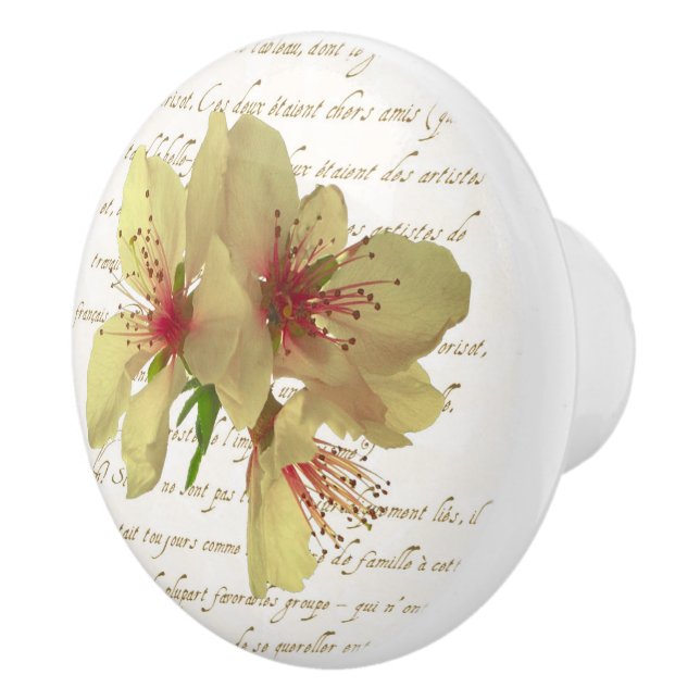 French Blossoms Drawer Pull (Right)