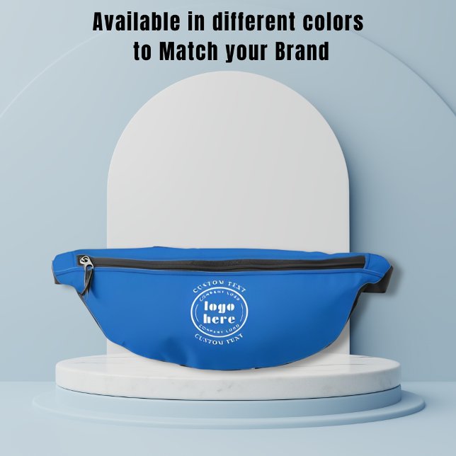 French Blue Company Logo Business Promotional Bum Bags (Creator Uploaded)