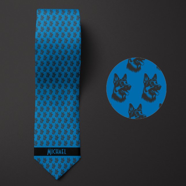 French Blue German Shepherd Tie (Creator Uploaded)