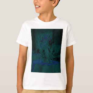 French Blue  Love Eat  Play Flower colours for all T-Shirt