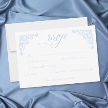 French Blue Rococo Regal Vintage Elegant Wedding