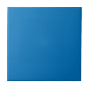 French Blue Solid Colour Ceramic Tile