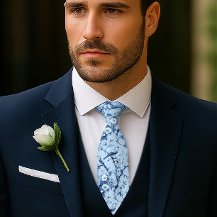 French Blue Tie