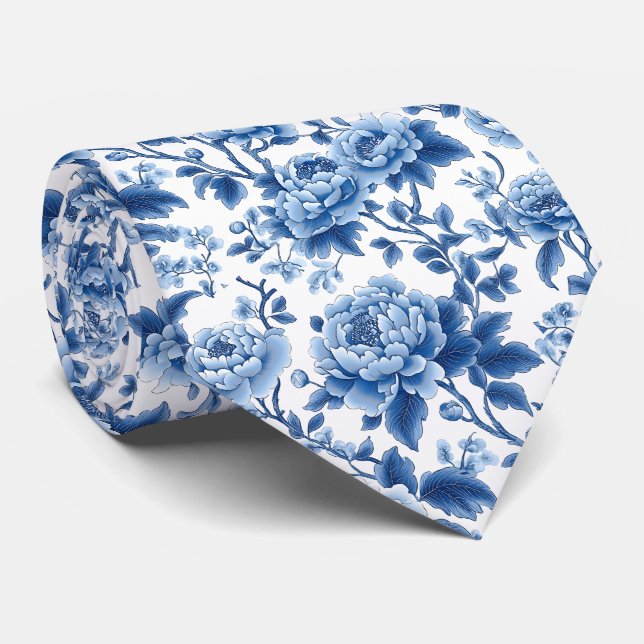 French Blue Tie (Rolled)