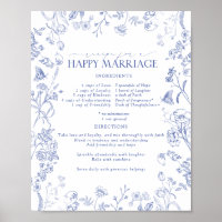 French Blue White Victorian Recipe Happy Marriage