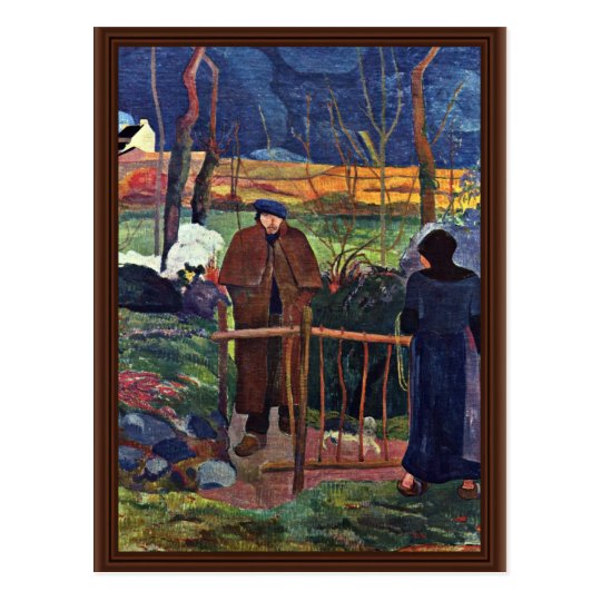 French: Bonjour Monsieur Gauguin (Ii), Good Mornin Postcard