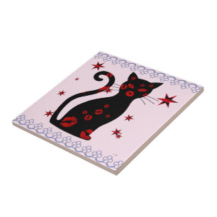 French:Bonne Soiree Ceramic Tile