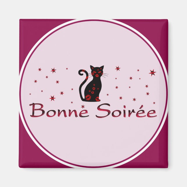 French:Bonne Soiree Magnet (Front)