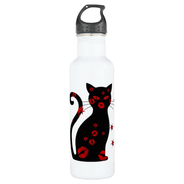 French:Bonne Soiree Water Bottle (Front)