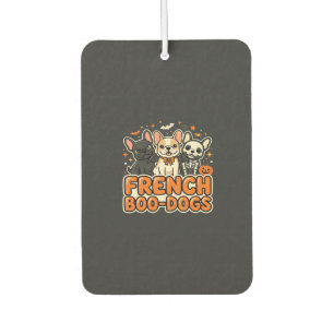 French Boo Dogs Halloween French Bulldog Design_1 Car Air Freshener