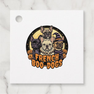 French Boo-Dogs Halloween French Bulldog Design_1 Favour Tags