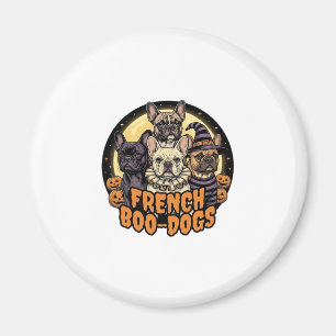 French Boo-Dogs Halloween French Bulldog Design_1 Magnet