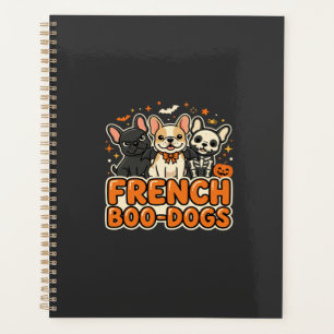French Boo Dogs Halloween French Bulldog Design_1 Planner