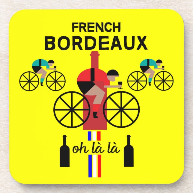 French Bordeaux Wine Coaster (Front)