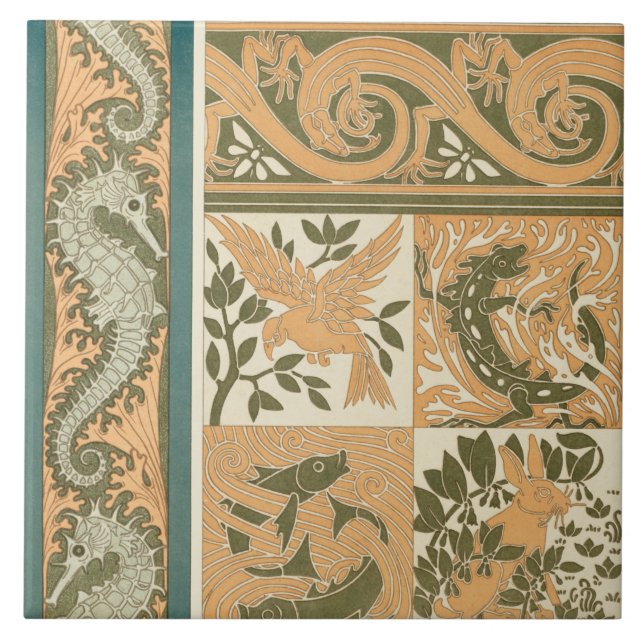French Border Decorative Tile (Front)