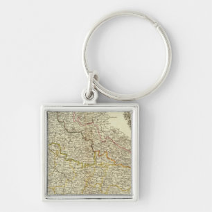 French Boundaries Key Ring