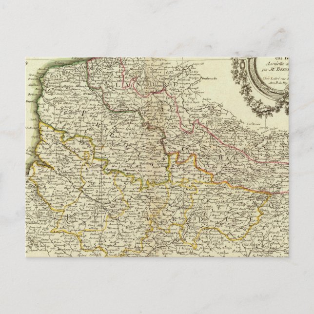 French Boundaries Postcard (Front)