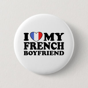 French Boyfriend 6 Cm Round Badge