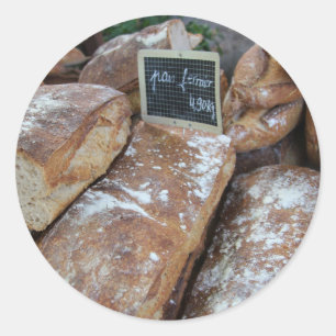 French bread by ProvenceProvence Classic Round Sticker