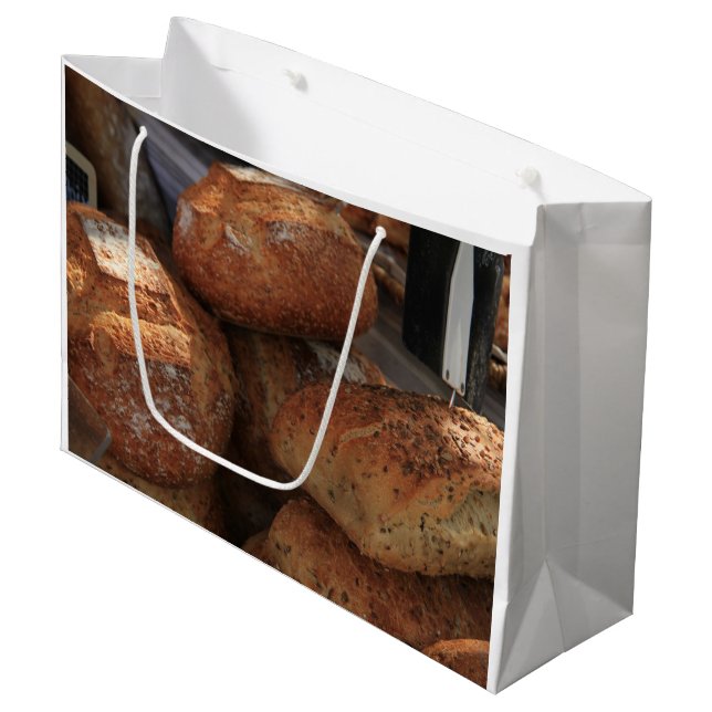 French bread by ProvenceProvence Large Gift Bag (Front Angled)