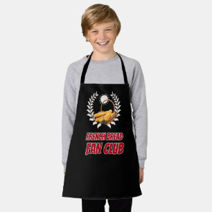 French Bread Fan Club Funny Foodie Humour Apron