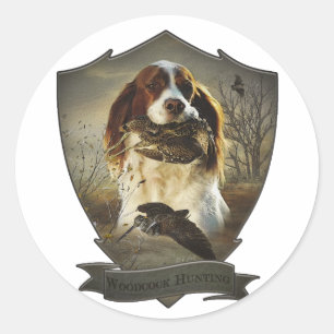 French Brittany , Art   Classic Round Sticker