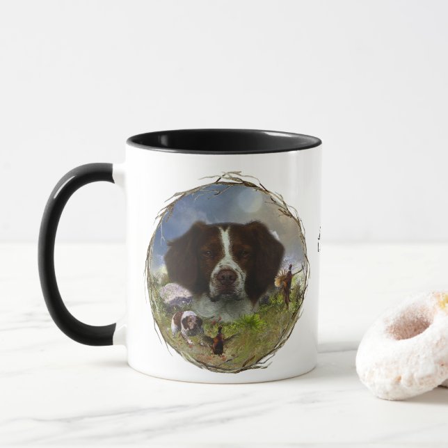 French Brittany , Art  Mug (With Donut)