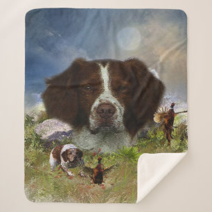 French Brittany , Art Sherpa Blanket