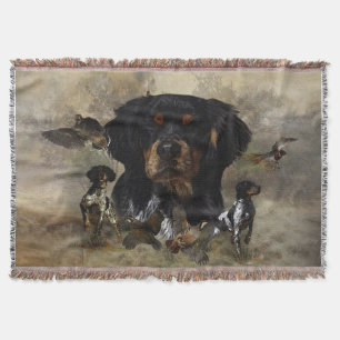 French Brittany , Art Throw Blanket