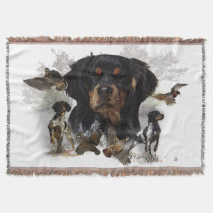 French Brittany , Art Throw Blanket