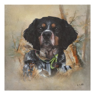 French Brittany, Bird Hunting Art Photo Print
