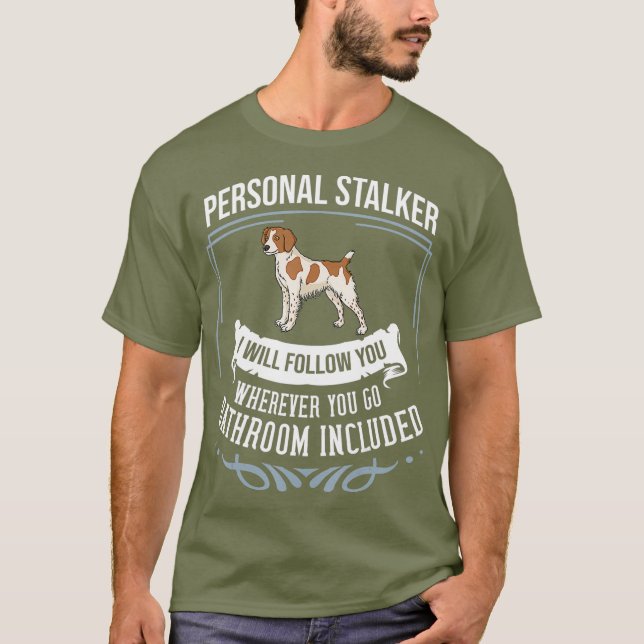 French Brittany Spaniel Puppies Owner Lover T-Shirt (Front)