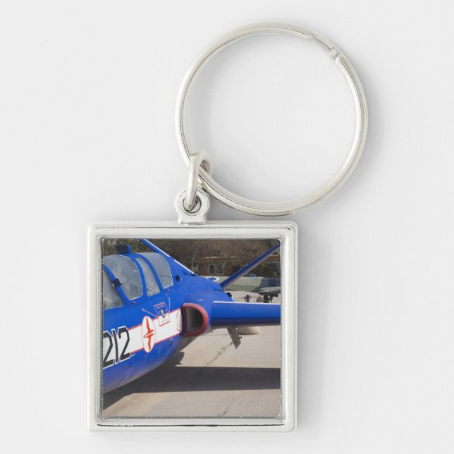French Built Fouga Magister trainer Key Ring (Front)