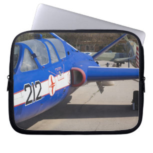 French Built Fouga Magister trainer Laptop Sleeve
