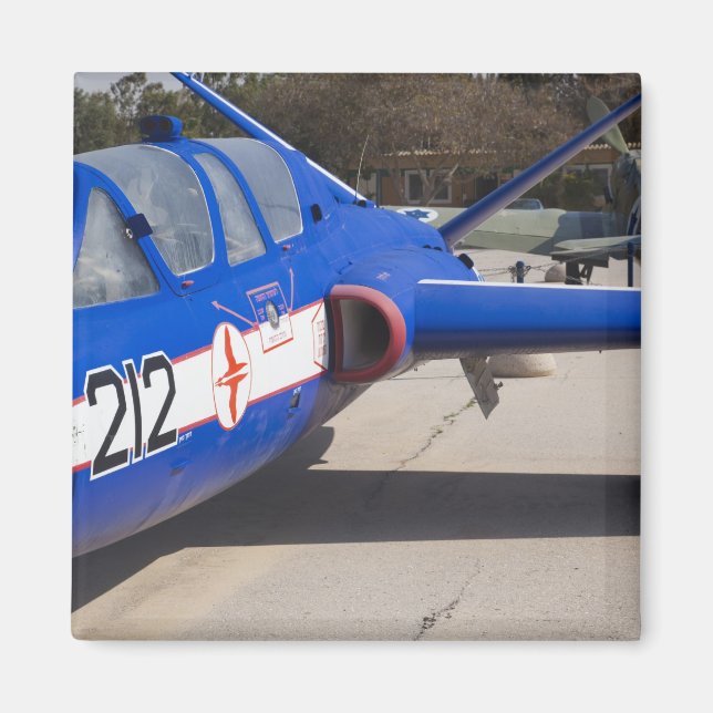 French Built Fouga Magister trainer Magnet (Front)