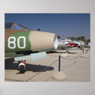 French-built Mystere fighter Poster