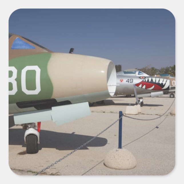 French-built Mystere fighter Square Sticker (Front)