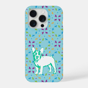 French Buldogs pattern Primavera iPhone 15 Pro Case