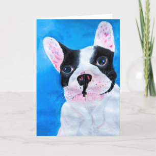 French Bull Dog Card <Blank Inside>