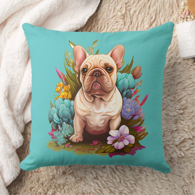 French Bull Dog Cushion (Blanket)