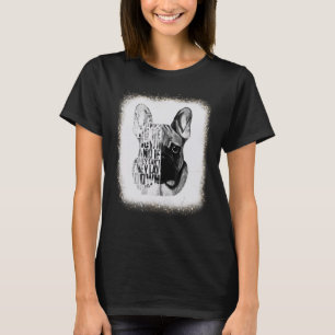 French Bull Dog Love R Dad Mum Boy Girl Leopard Bl T-Shirt