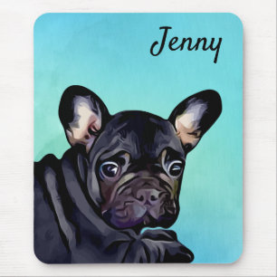French Bull Dog Mouse Pad Custom