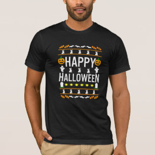 French Bull Dog White Halloween Lazy Ugly Costume  T-Shirt